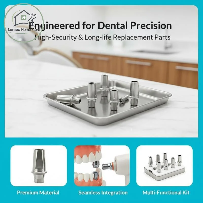 Nobel Biocare Titanium Straight Transfer Abutment High Strength RP NP Cemented Abutment for Dental Professionals