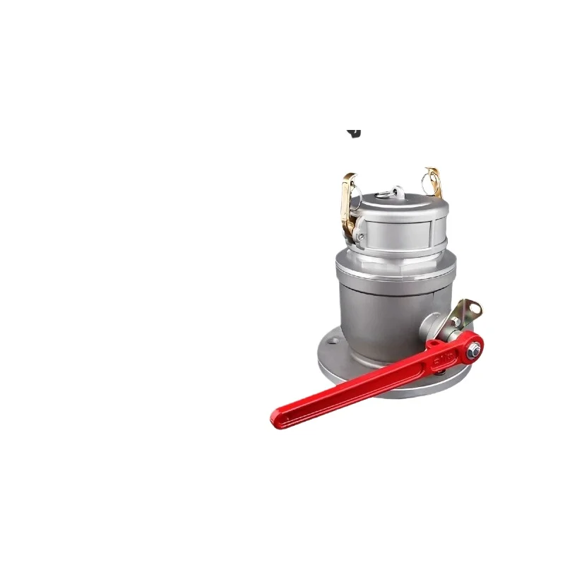 

Aluminum combined oil tanker round ball valve, oil depot anti-static ball valve 4 inch 3 inch aluminum combined ball valve