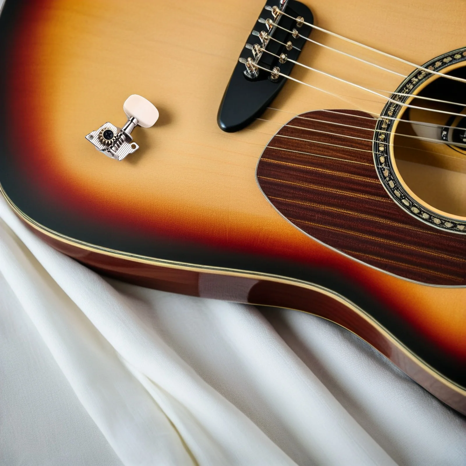 

Ukulele Tuning Pegs Guitar Tuning Keys Machine Heads Durable Engraved Design Classical Guitar String Tuner Pegs