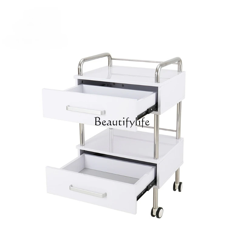 

Environmentally friendly board 4-layer beauty club multi-functional tool cart