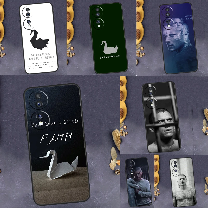 Prison Break TV Show Case For Huawei Nova 9 5T P Smart P40 P20 P30 Lite Honor Magic5 Pro 70 50 X8 X9a    Coque