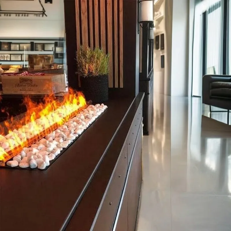 

Electric Fireplace DIY Flame Crackling Sound Certified For Household Hotel Car Use-English Built-in Insert Metal CE/ROHS