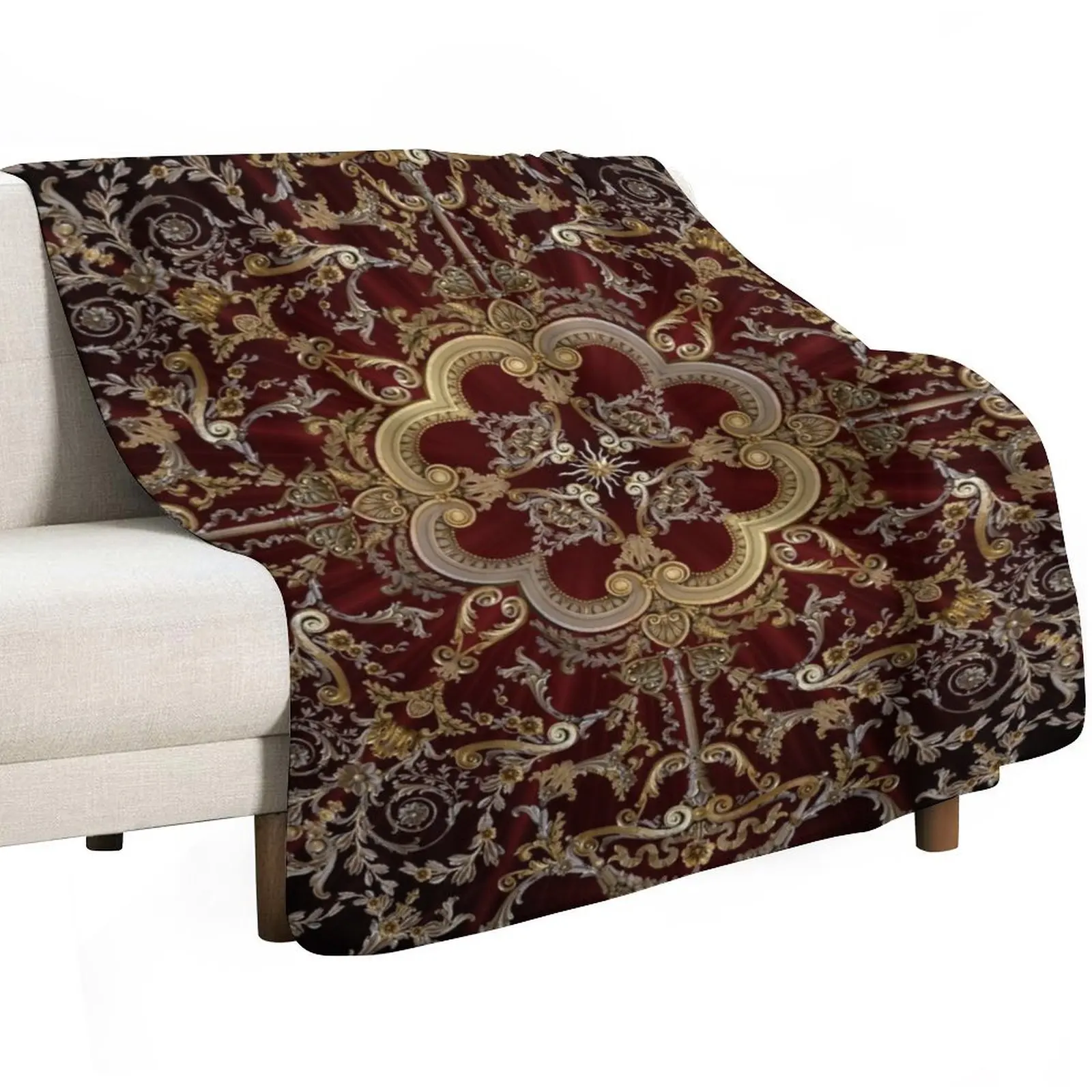 Hibernia Bank Victorian Details Collage Throw Blanket Soft Sherpa Fleece Warm Blanket for Winter