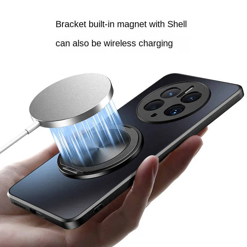 For OPPO Realme 12 Pro Plus Case Hard Matte With Ring Magnetic Protective Back Cover Case For Realme 12 12X 12Pro Plus Shell