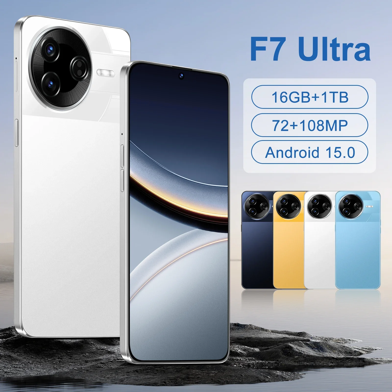 

HOT 2025 New F7 Ultra Android 14 system Global Version original intelligent 5G dual card dual standby phones 8000mAh battery