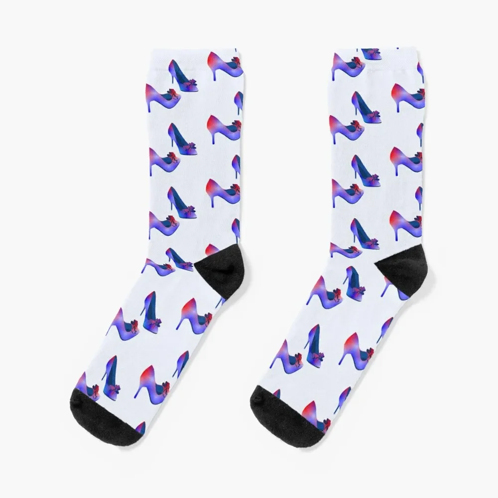 

Pretty Shoes with Bow Socks hiphop Non-slip compression Girl'S Socks Men's