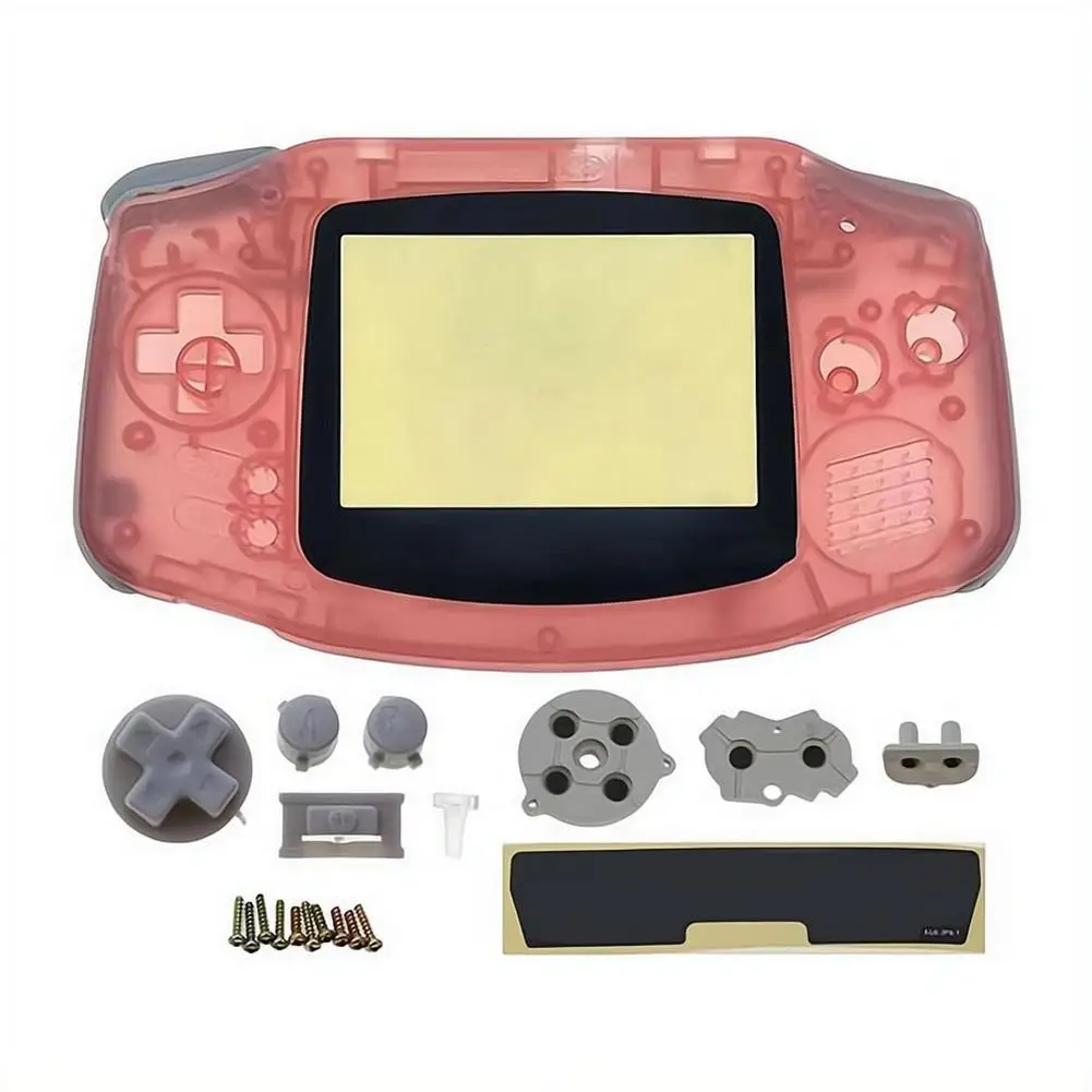 Ersatz-Komplettgehäuse-Kit DIY-Gehäuse Transparente Ersatzschale Vollständige Gehäuseabdeckung mit Tasten Maßgefertigt für Game Boy GBA – Detail 12