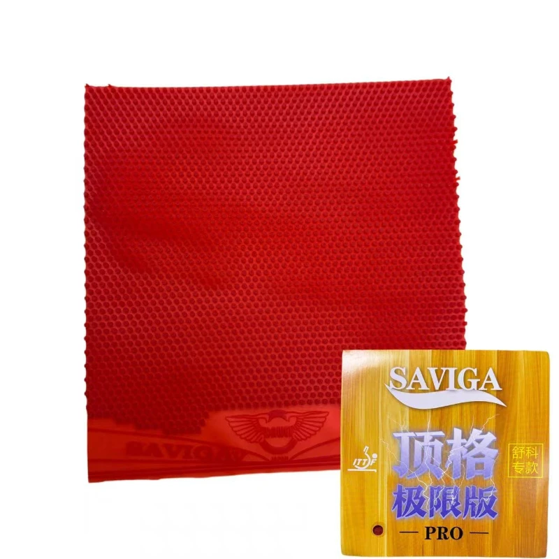 سافيوجا ​ مطاط تنس الطاولة فائق النحافة - صلب جدًا وهشًا، علكة بينج بونج عالية التوتر، مطاط مضرب بينج بونج المتين