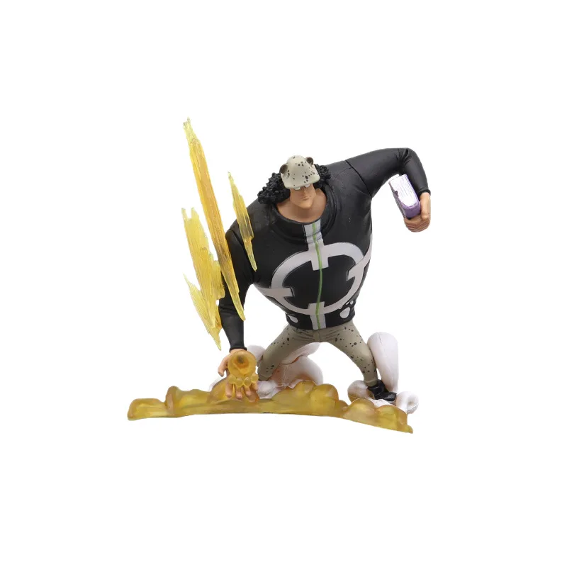 حار بانداي 10 سنتيمتر قطعة واحدة أنيمي الشكل لوفي الطاغية الدب أنيمي تمثال عمل الشكل البلاستيكية نموذج دمية جمع لعبة هدية الاطفال