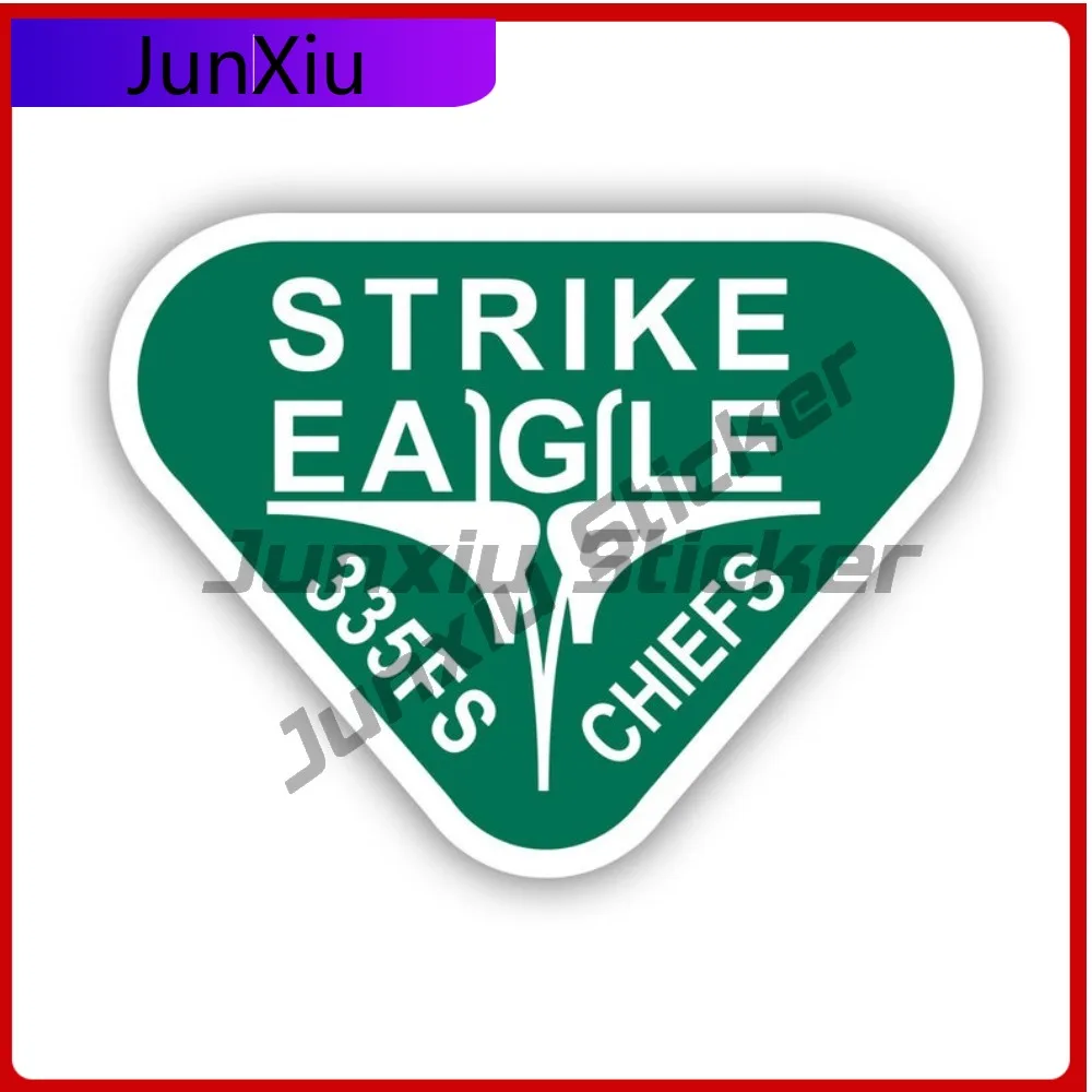 

335Th Fighter Squardron Scratch Resistant Waterproof Racing For Laptop Truck Helmet Removable Easy Apply Decal Rear Windshield