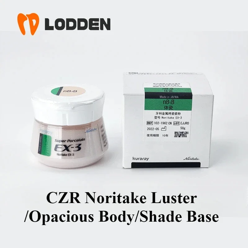 CZR Noritake Luster LT1 Shade Base Porcelain Powder 50g  for Zirconia Ceramic Dental Lab Materials Opacious Body OBA1 SBA1