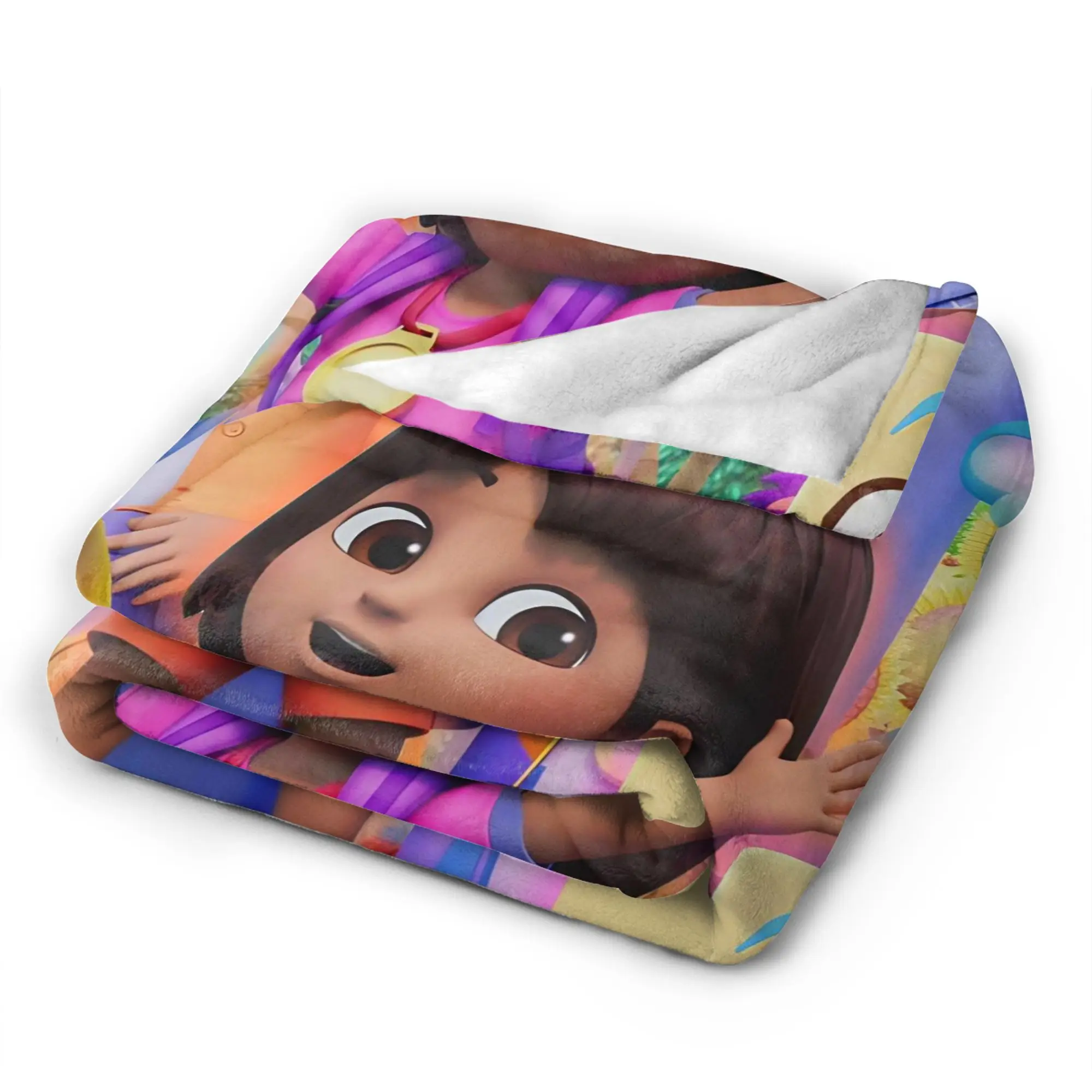 بطانية فائقة النعومة مكتب السفر دوراس المستكشف رمي بطانية الفانيلا المفرش للأريكة كرسي أريكة سرير أريكة غطاء السرير #5