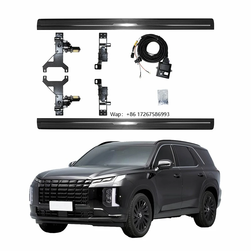 

Automatic Foot Step Electric Sliding Steps Pedal Side Step Running Board Carton Packaging Aluminum Alloy 2 Sets