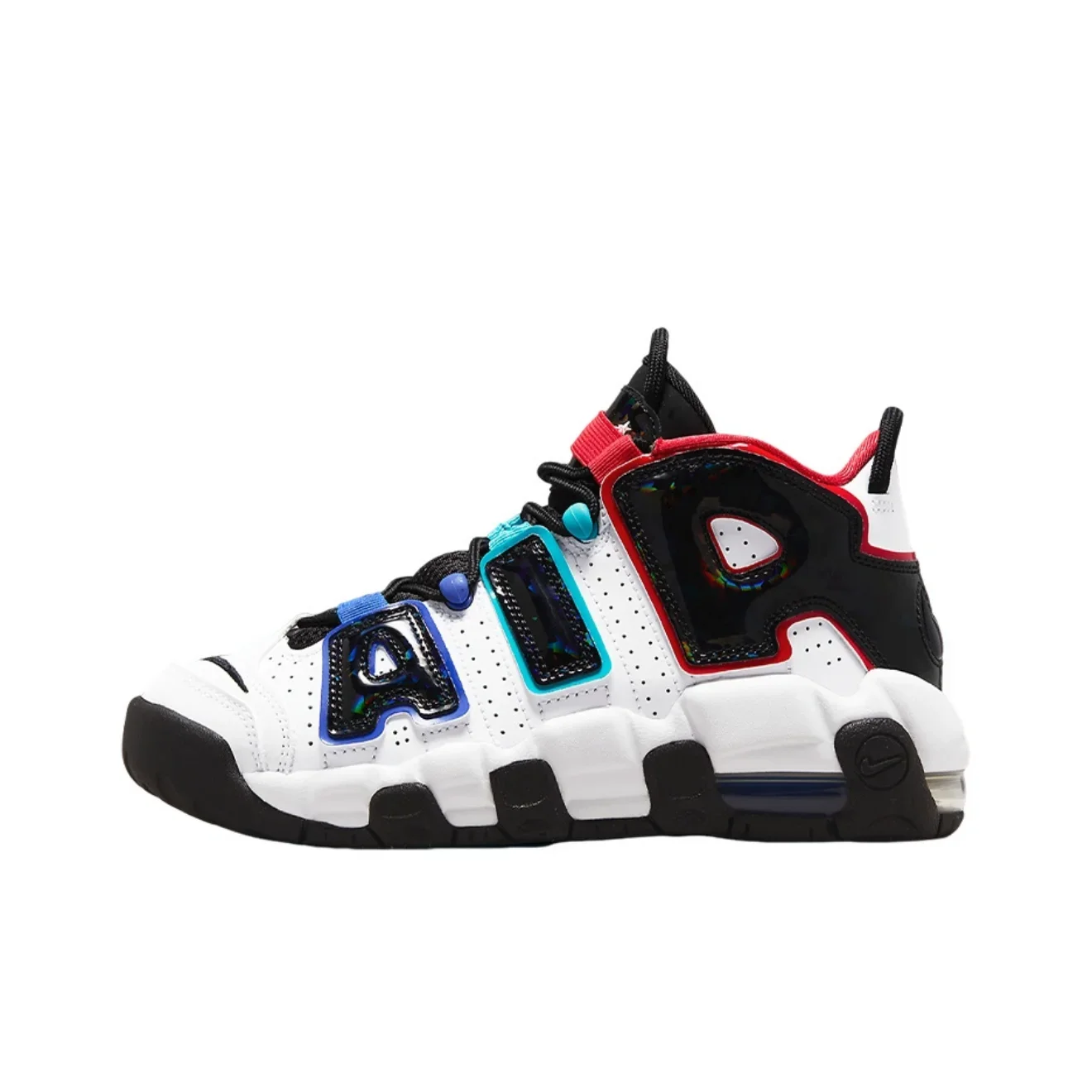 NIKE Air More Uptempo Tide Shock Basketball absorption Durable Sports Running Elevator shoes Sneakers