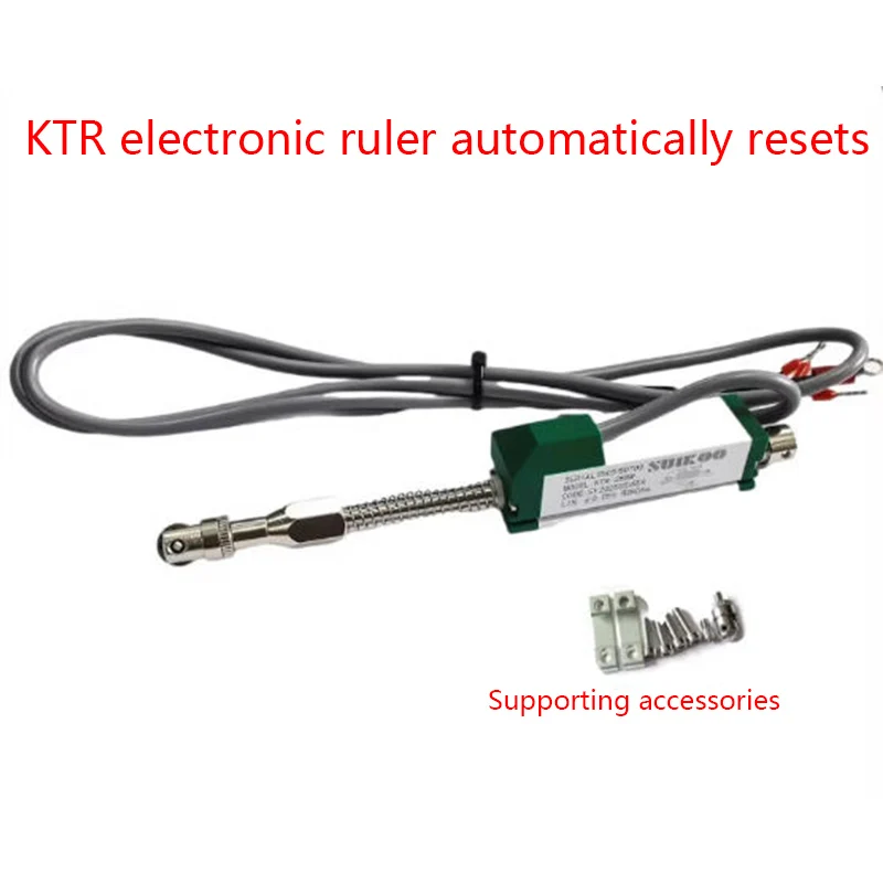 Injection molding machine compatible spring ejector pin electronic ruler KTR10~100mm automatic reset micro displacement sensor