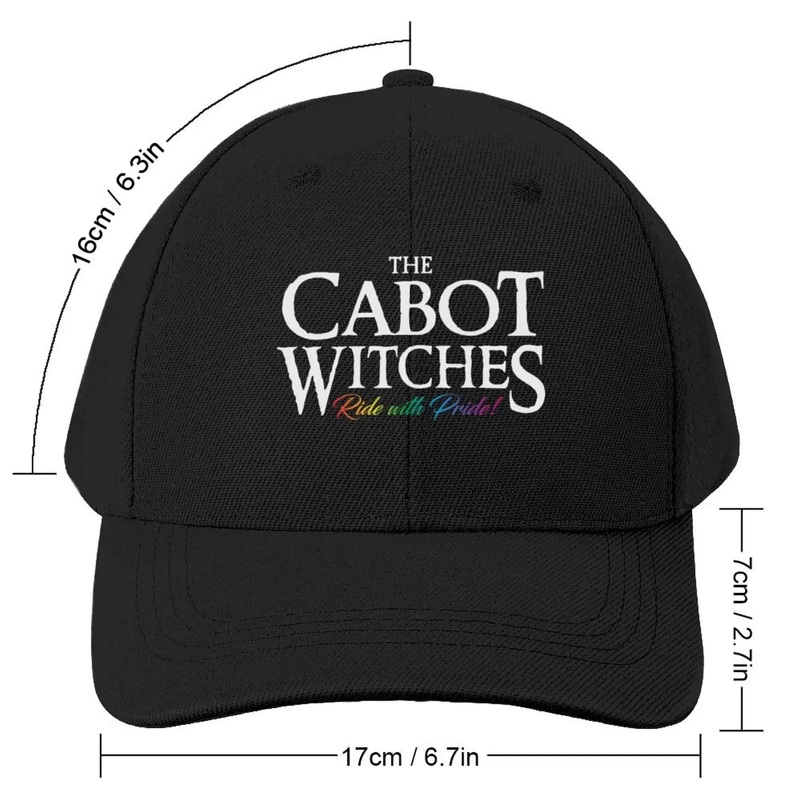 The Cabot Witches Ride with Pride Baseball Cap Sun Cap Rugby Woman Hats Men's