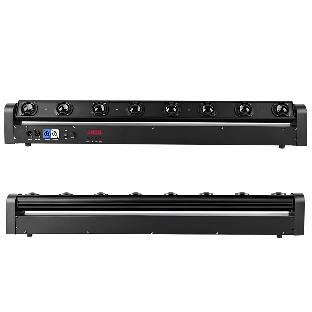 1/2PCS 8x12W RGBW Multicolor LED Bar Beam Moving Head Light DJ Controller แสงเวทีสําหรับ DJ Disco Party คริสต์มาสไฟ