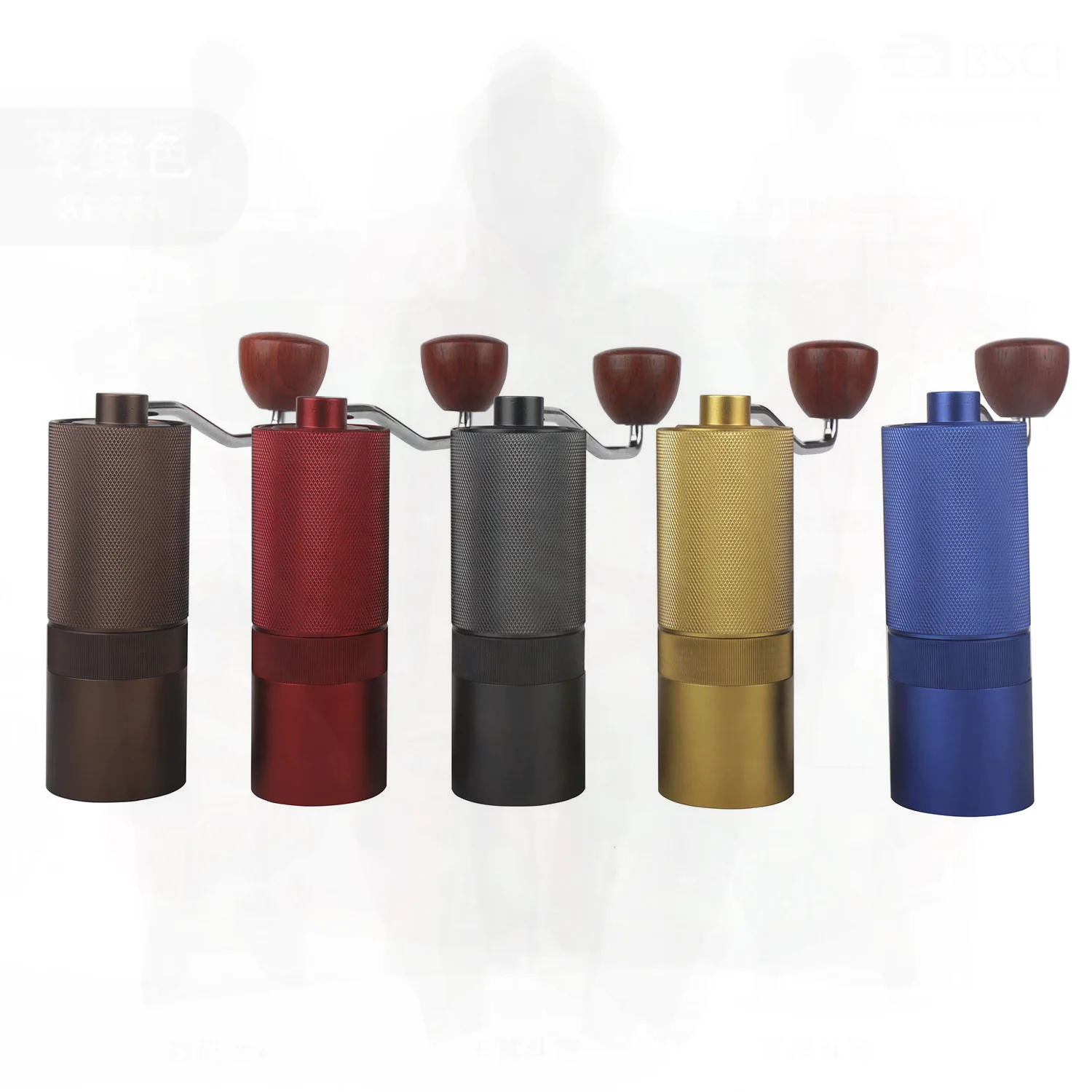 

Ручная кофемолка с ЧПУ, ручной конический резак из нержавеющей стали и алюминия, минималистичный стиль, кофемолка, черный/серебристый