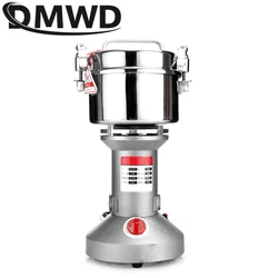 DMWD 750g Stainless Steel Electric Grinder Chinese Herbal Medicine Mill Grinding Machine Nuts Coffee Pulverizer Herbs Crusher