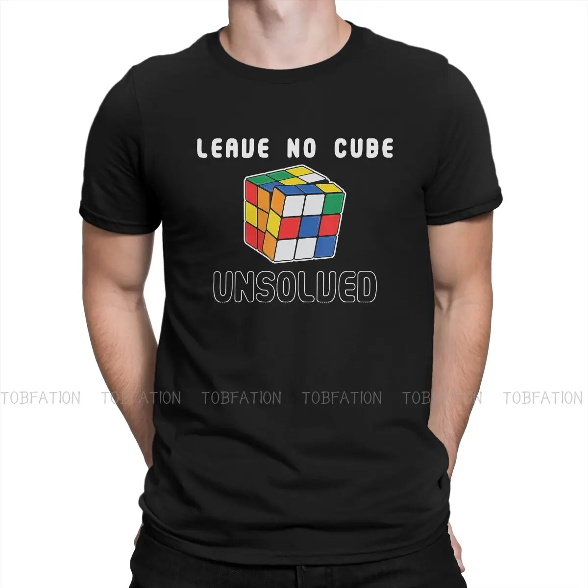 Unsolved Cuber Speed Cubing O Neck TShirt Math Rubik Pure Cotton Original T Shirt Men Tops Fashion Oversized Big Sale