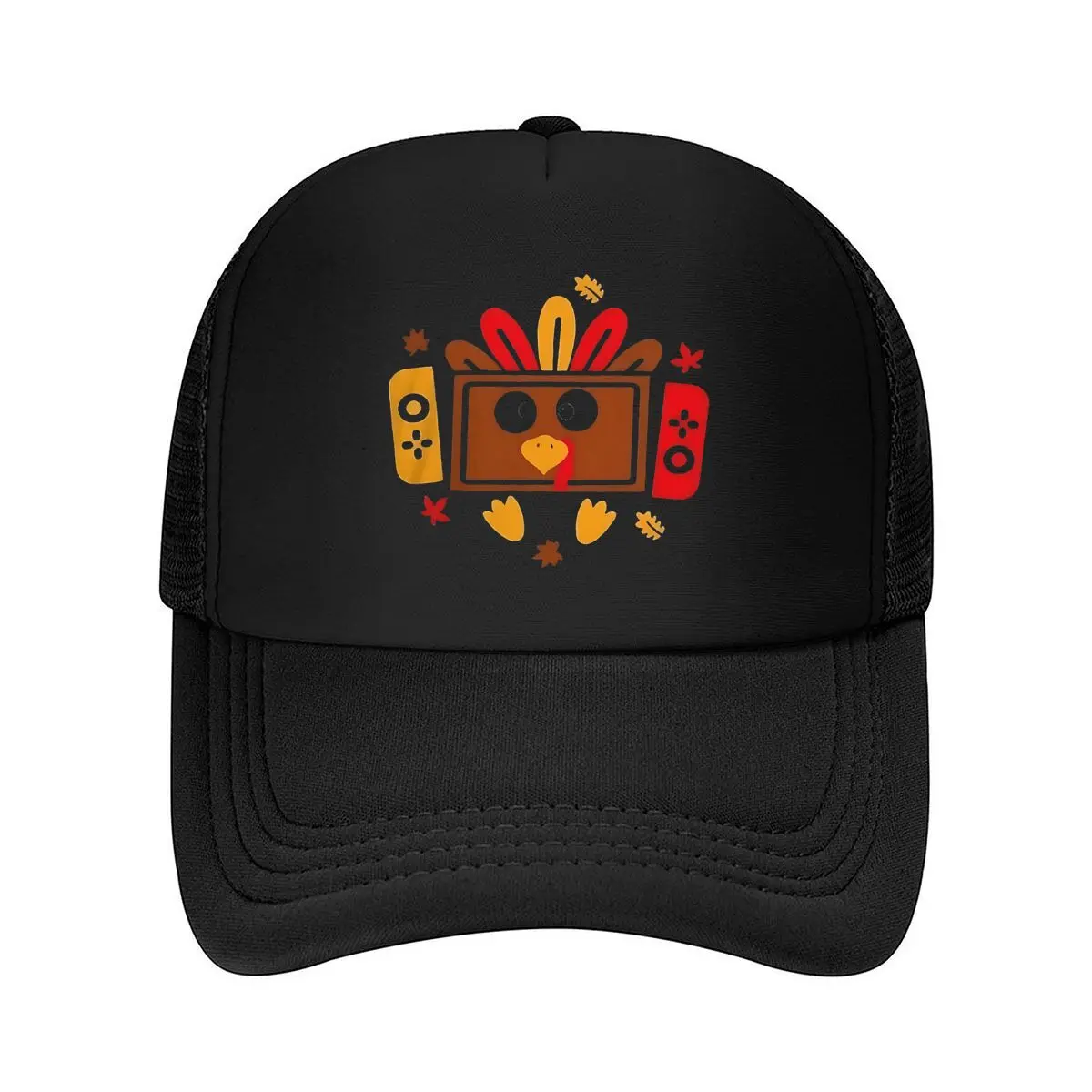 Thanksgiving Turkey Game Controller 2026 Mesh Baseball Cap