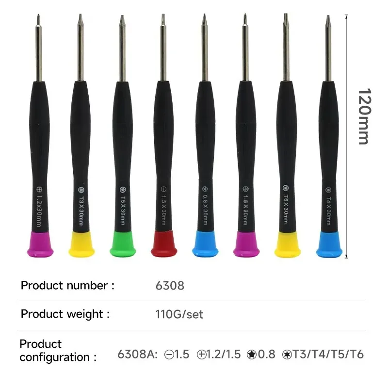 8 in 1 Screwdriver Set Precision DIY Hand Tools For Mobile Phones Watches Keyboard Toys Game Consoles Repair Tools