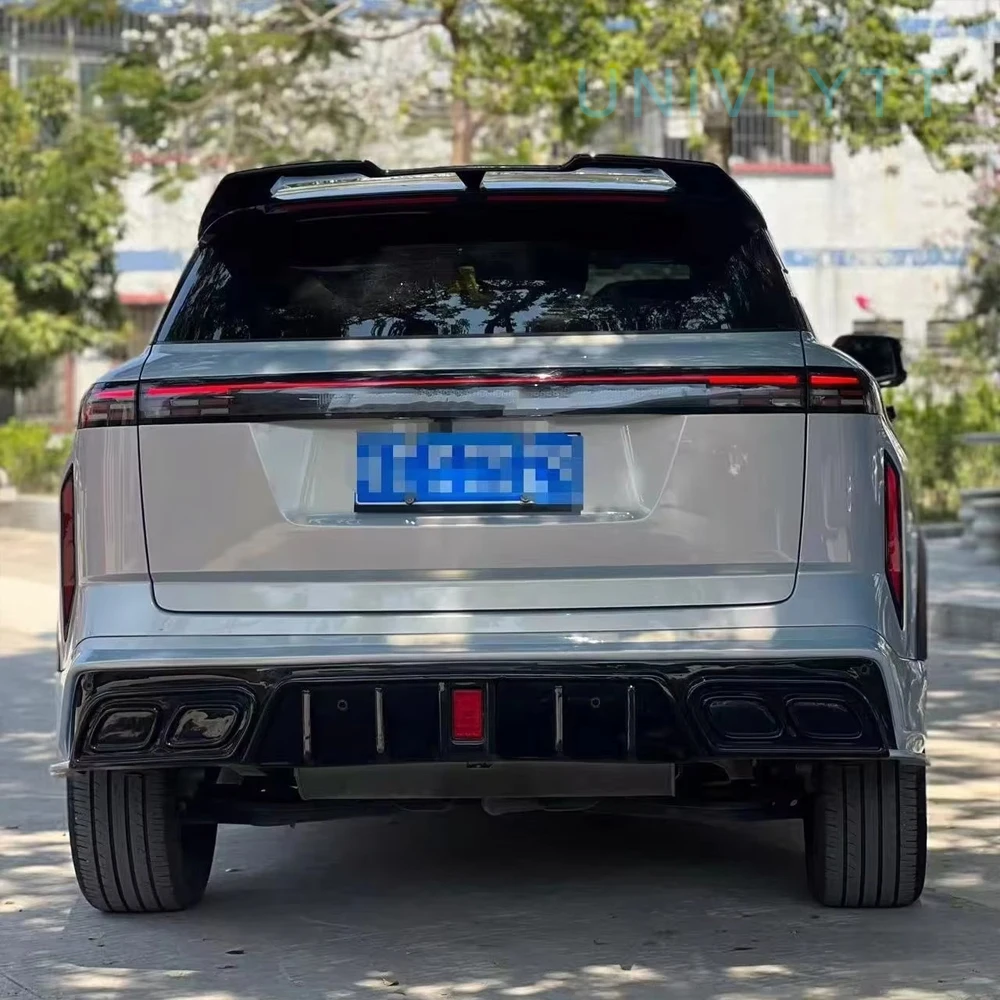 2023 2024 2025 2026 자이쿠 J7 리어 스포일러 유니버셜 핏 모든 가솔린 및 PHEV 차량용 글로스 블랙 무타공 설치 바디 키트 썸네일 4