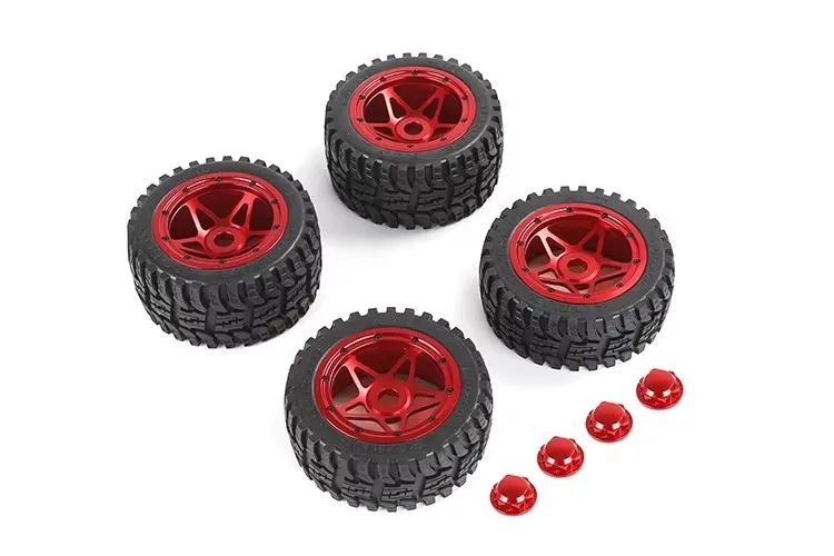 Zestaw pięcioramiennej piasty koła z aluminium CNC z oponami terenowymi do 1/5 ROFUN HPI BAJA 5B
