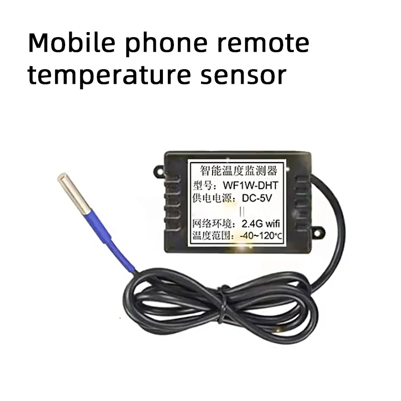 

Remote Mobile Temperature Sensor Monitor with Historical Data Graphs — For Greenhouses and Cold Storage (Model WF1W-DHT)