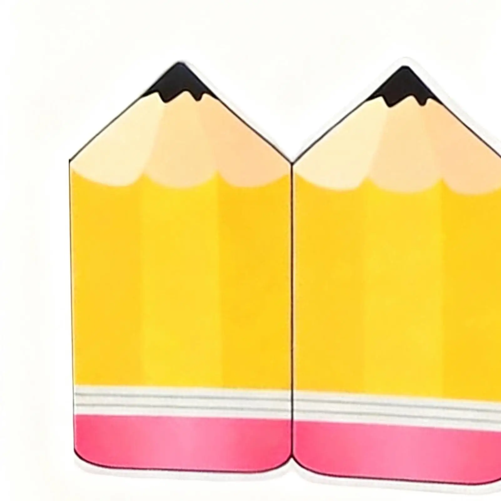 حدود قلم رصاص لطيفة وممتعة للقرطاسية ديكور حدود مزخرفة للوحة الإعلانات للمكاتب المنزلية والإعداد في الهواء الطلق ومعلم العائلة #4