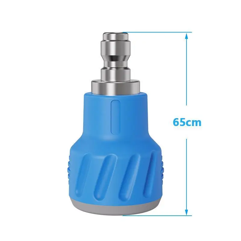 High Pressure Washer Spray Nozzle With 1/4' Quick Connect And High-Elastic Soft Anti Scratch Sleeve For Car Garden Cleaning