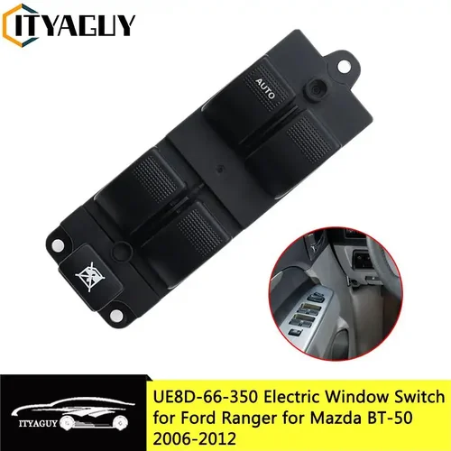 Imagen 1 del producto UE8D-66-350 GG2A-66-350 para Ford Ranger para Mazda BT-50 2006-2012 interruptor de ventana eléctrica elevador de vidrio botón de interruptor piezas de automóvil
