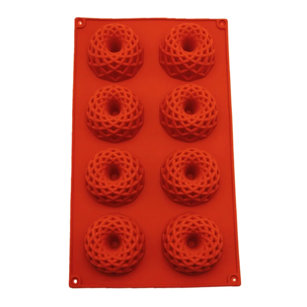 8 Holes Creative Bird Nest Silicone Cake Mold DIY Chocolate Bread Pudding Biscuit Mould for Make Cookies Kitchen Baking Tools