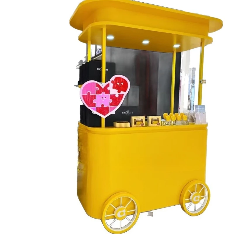 Internet celebrity stall trolley hotel snack festival booth shopping mall float monopoly promotions display car