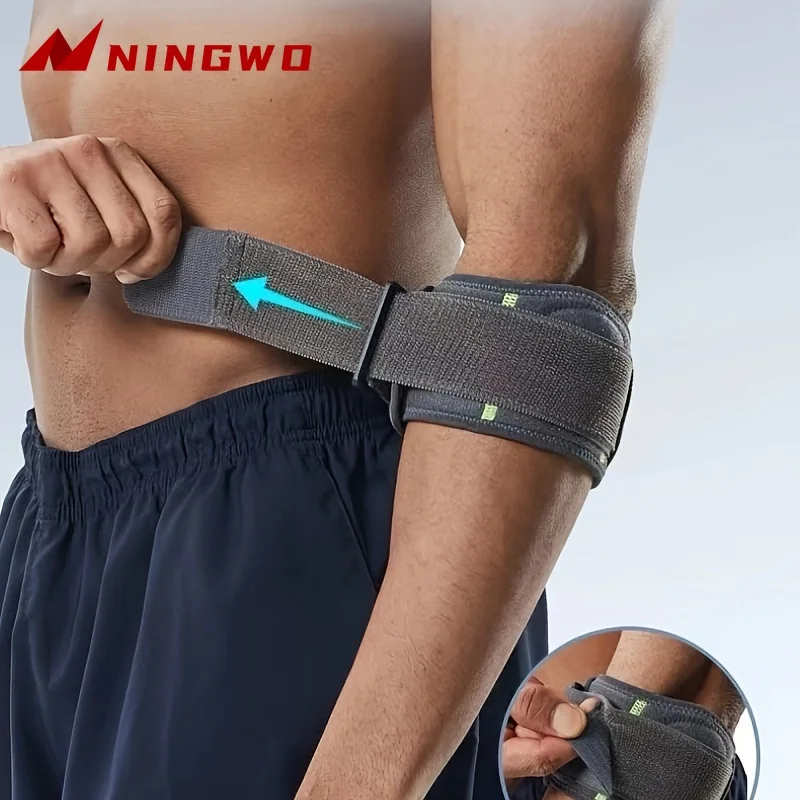 

1PCS Adjustable Basketball Tennis Elbow Support Golfer's Strap Elbow Pads Lateral Pain Syndrome Epicondylitis Brace