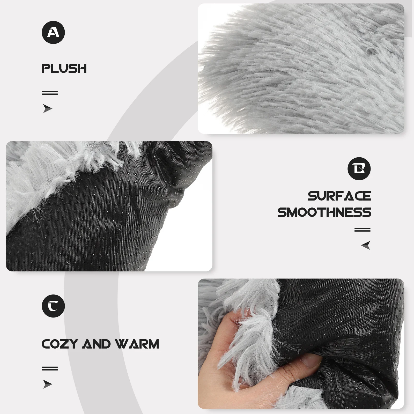 

1Pcs Long Pile Thermal Blanket for Small Pets High Quality Non Irritating Mat for Kitten Puppy Cozy Sleeping Pad Comfortable Use