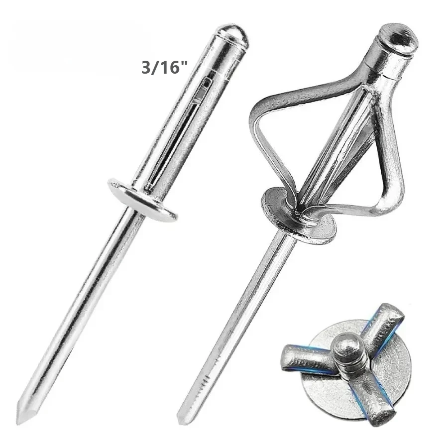 100PCS 3/16" Alumin…