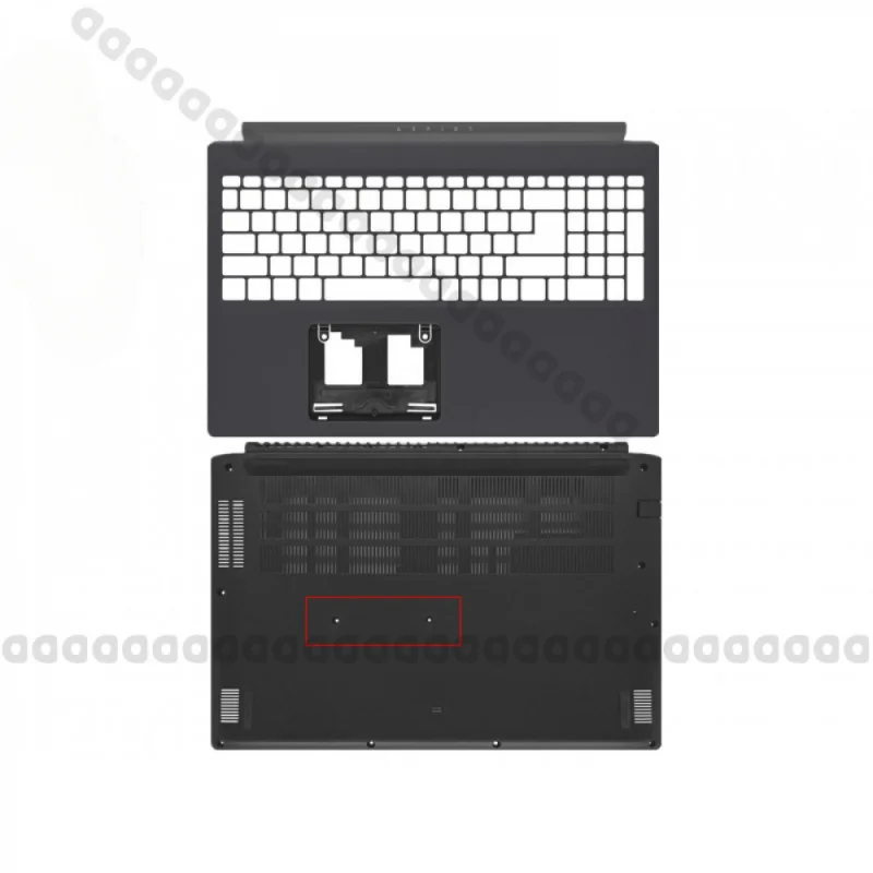 ATA+Nueva Carcasa Superior con Reposamanos y Carcasa Inferior para Portátil Acer Aspire A715-41G A715-75G N19C5, Pieza de Repuesto