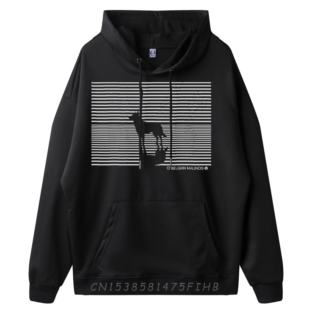 Belgian Shepherd Malinois Love Hoodies Gift Idea Print Thanksgiving Day Hoodies Long Sleeve Special Letter Coats Crewneck