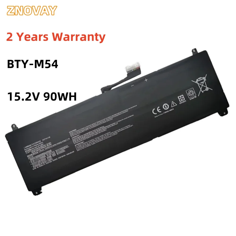 

Аккумулятор для ноутбука ZNOVAY BTY-M54 925QA054H, 15,2 в, 90 Вт-ч, 5922 мАч