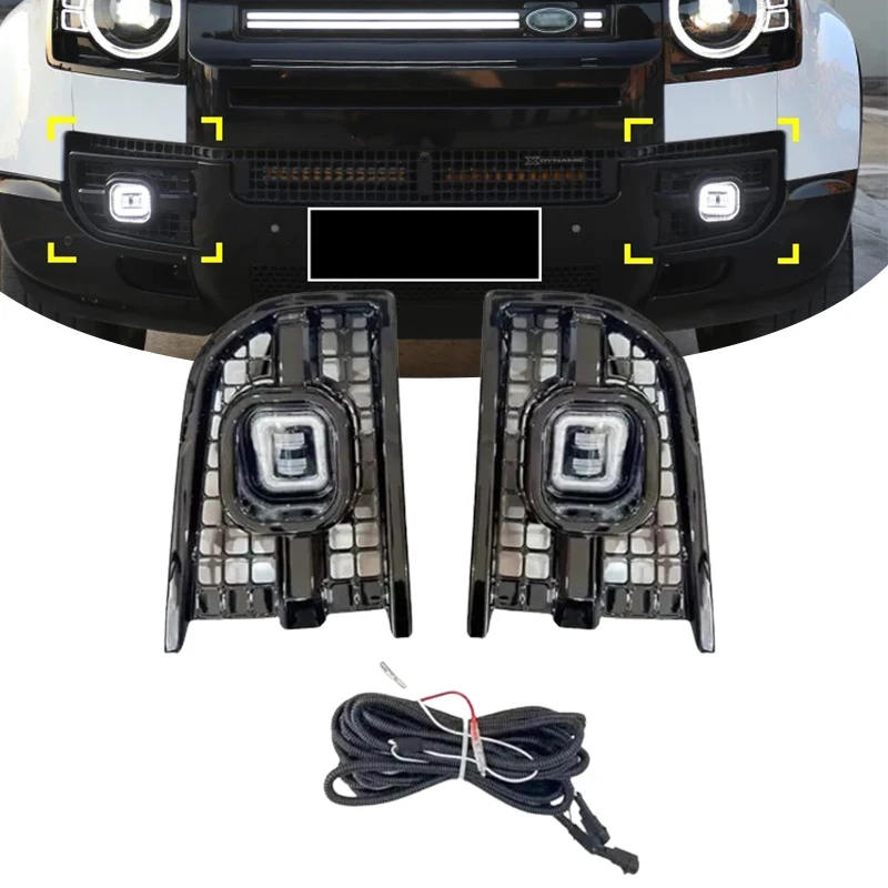 

Auto Car Led Fog Light Lamp Foglamp Foglight Daytime Running Fog Light For Land Rover Defender 110 90 L663