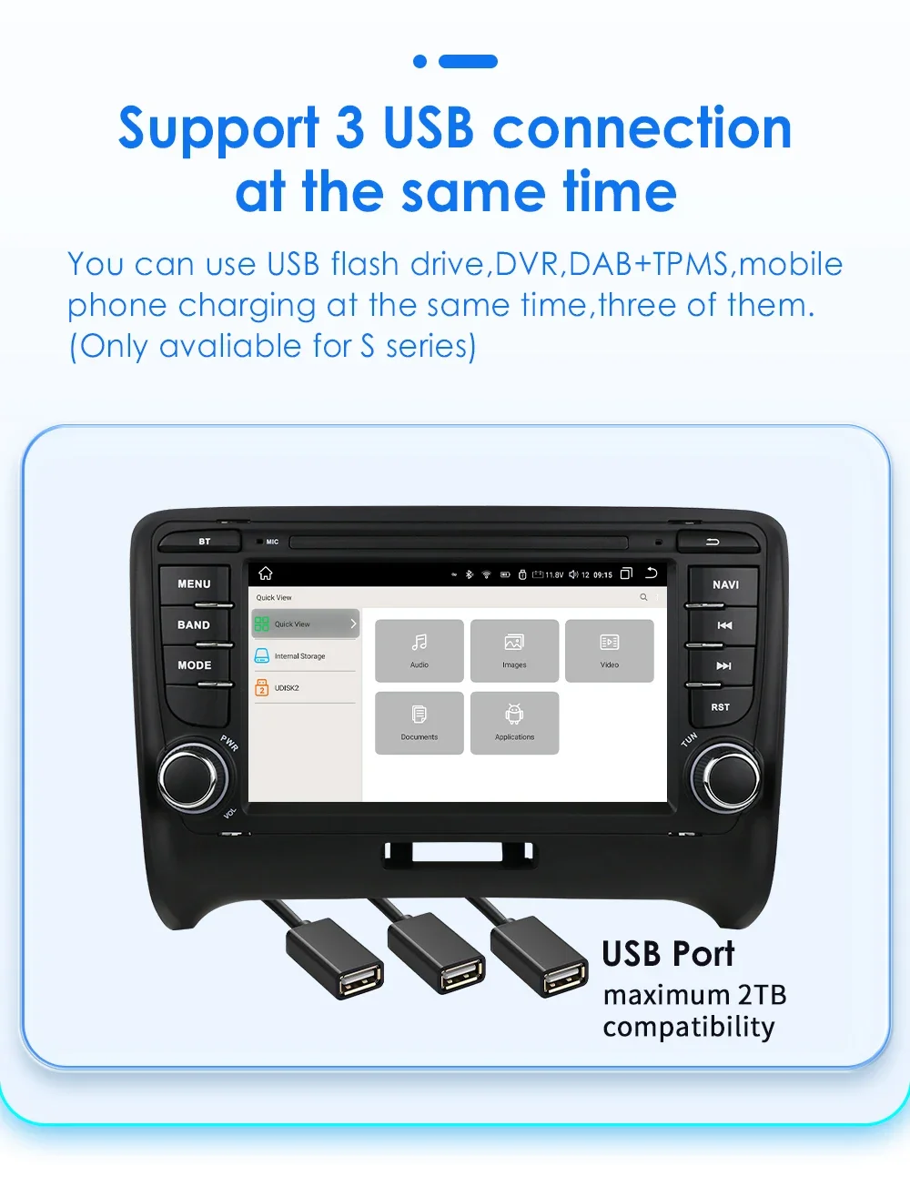 Choice  for Audi TT MK2 8J 2006-2014 Autoradio 7