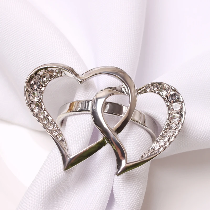 

12Pieces/Pack Napkin Ring Napking Rings Set 12 for table Napkin clip For Wedding Hotel Dinner table decoration