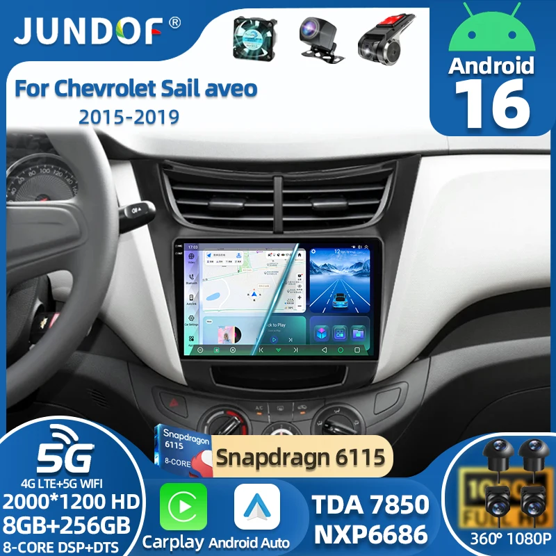 

Android Carplay Car For Chevrolet Sail Aveo 2015 -2019 Auto Radio Stereo Multimidia Player GPS Navigation 4G Carplay NO 2DIN DVD