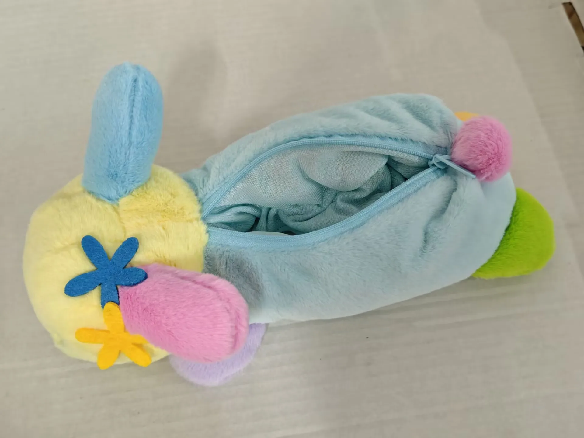 Cute Usahana Bunny Plush Pencil Pouch Case Girls Pen Container Cosmetic Organizer Bag Cases for School Storage Bags view 5