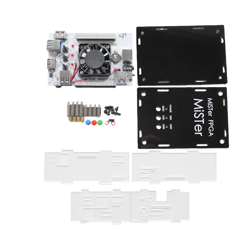 

MiSTer FPGA IO Board Retro Video Game For QMTECH MiSTer FPGA 6 USB ports RTC clock chip Saturn SS video NTSC CVBS, NTSC s-video