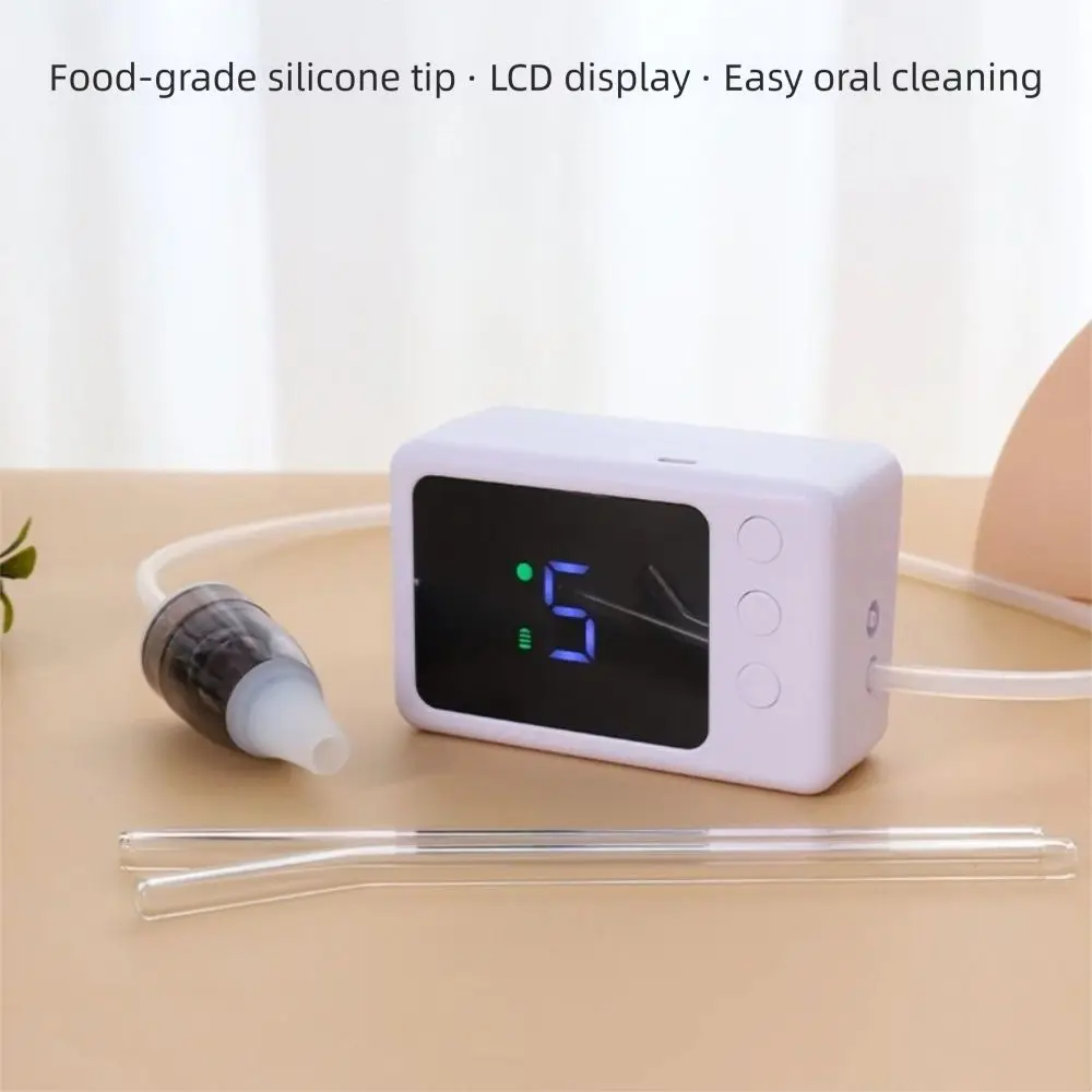 

Electronic Tonsil Stone Vacuum Removal Kit 3 Suction Nozzles LCD Digital Display Tonsil Stone Remover Tool Oral Care Easy To Use