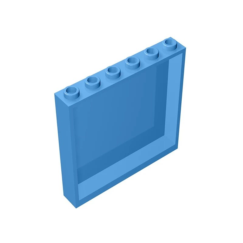 Детали для конструктора, настенный элемент 1x6x5 ABS-1x6x5, настенные панели, совместимые с lego 59349 35286, Обучающие строительные блоки «сделай