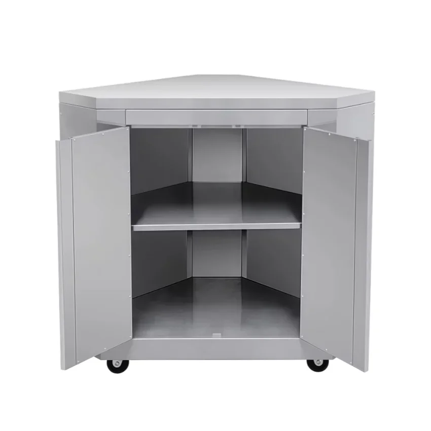 

Customizable Stainless Steel Modern Restaurant Kitchen Worktable Durable Heavy Duty Corner Commercial Steel Fabrication