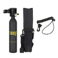 DIDEEP Portable 5-10Mins Diving 0.5L Mini Lung Air Tank Set